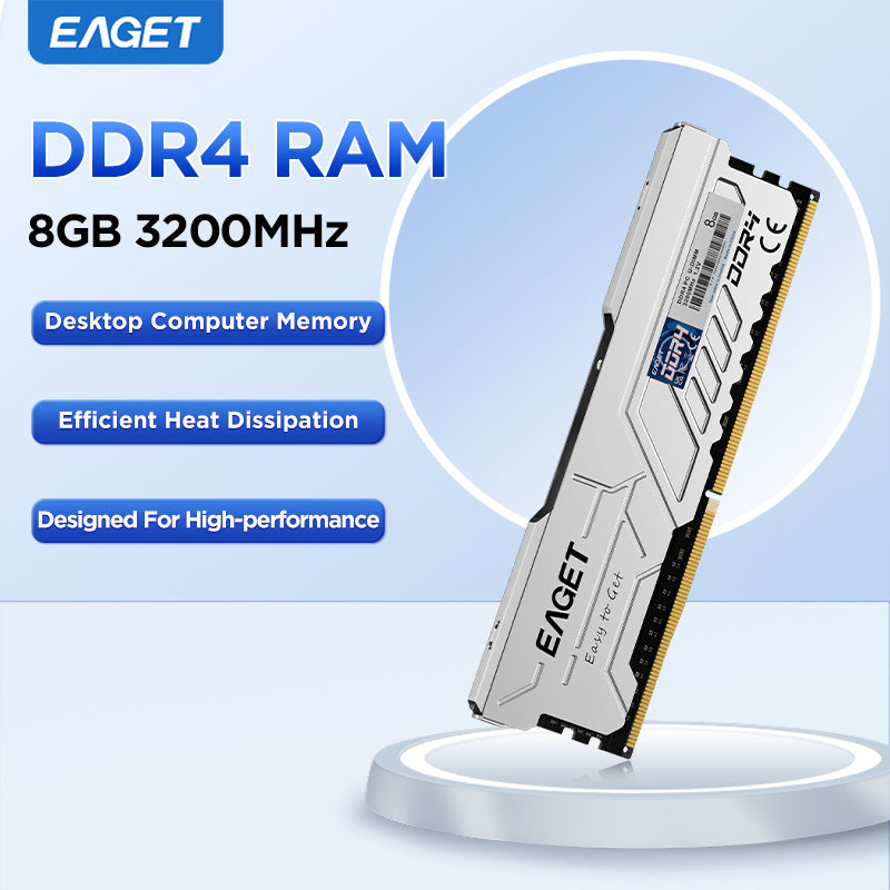 EAGET DDR4 U-DIMM 16GB/8GB 3200MHz Desktop Memory RAM