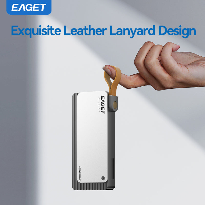 Eaget 40Gbps JHL7440 M.2 NVMe SSD Enclosure | Compatible with Thunderbolt 4/3, USB 4.0/3.2/3.1, suitable for 2280 B+M M-Key SSD