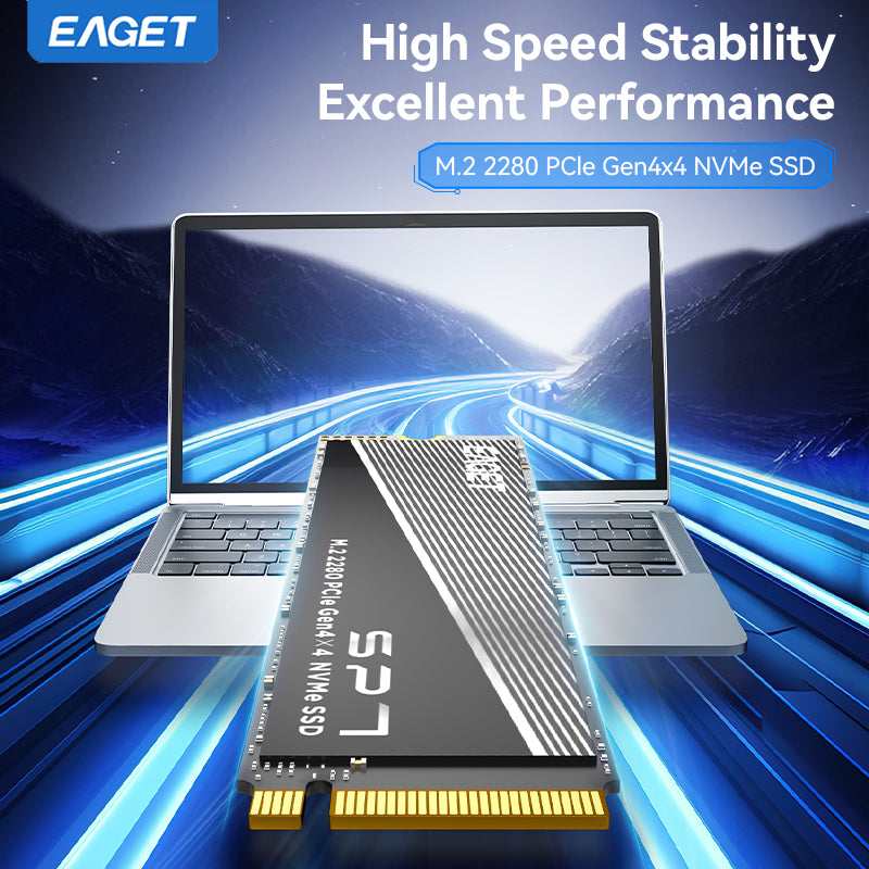 EAGET SSD M2 2280 NVME 1TB/2TB/4TB M.2 PCIe4.0x4 Internal Solid State Drives Hard Disk for Laptop Desktop