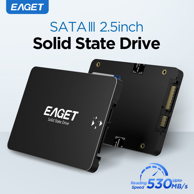 EAGET 120GB/240GB/480GB/1TB/2TB SSD With Built-in Solid-state Drive, 2.5INCH SATA3.0 Solid State Drive, High-speed Reading Fast Response