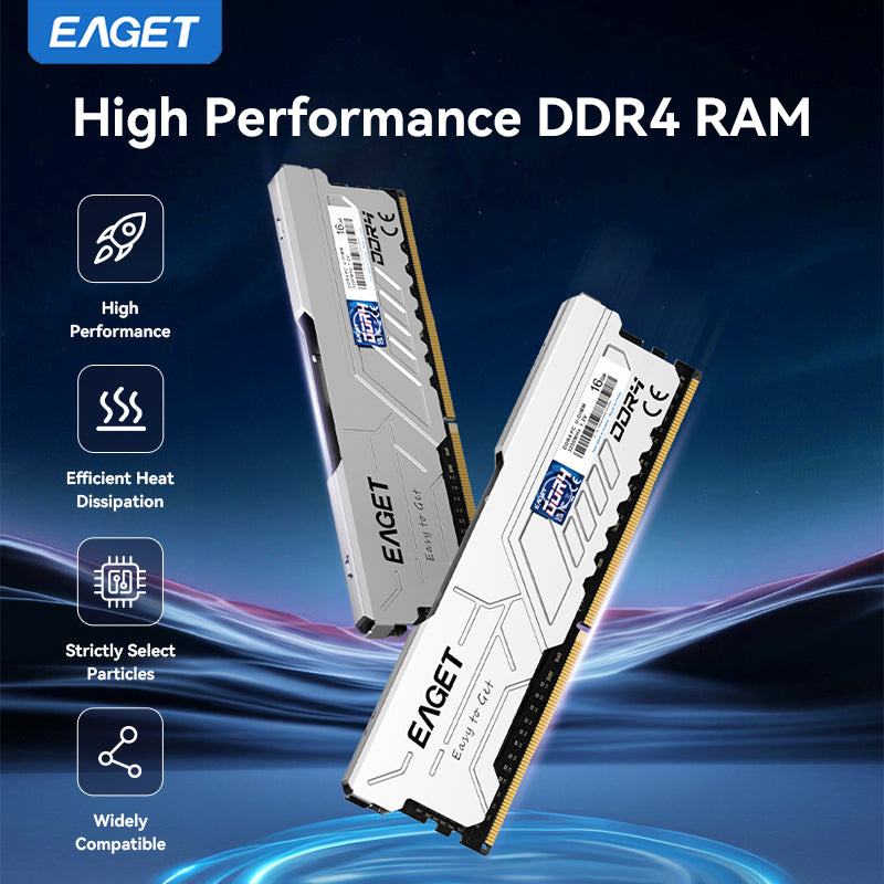 EAGET DDR4 U-DIMM 16GB/8GB 3200MHz Desktop Memory RAM