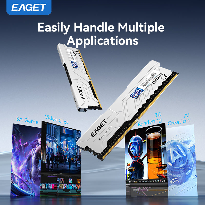 EAGET DDR4 U-DIMM 16GB/8GB 3200MHz Desktop Memory RAM