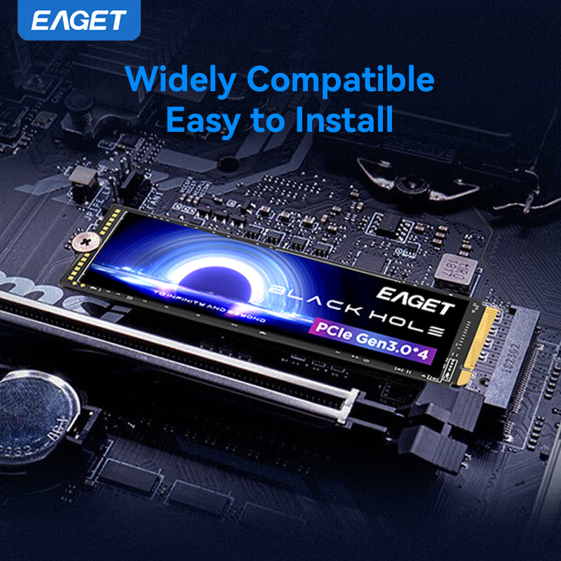 EAGET M.2 NVME SSD, 1TB/512GB/256GB M.2 2280 PCIE 3.0x4 Solid State Drive, Reading Speed up to 3500MB/s, internal Hard Disk For Desktops, Gaming Laptops, And Ultrabooks