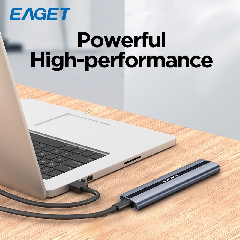 EAGET Portable Solid State Drives, 512G/1TB/2TB PSSD Type-c USB3.2 Read Speeds Up to 560MB/s, External Hard Drive Compatible Cell Phone Laptop