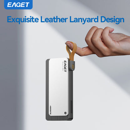 Eaget 40Gbps JHL7440 M.2 NVMe SSD Enclosure |  Compatible with Thunderbolt 4/3, USB 4.0/3.2/3.1, suitable for 2280 B+M M-Key SSD