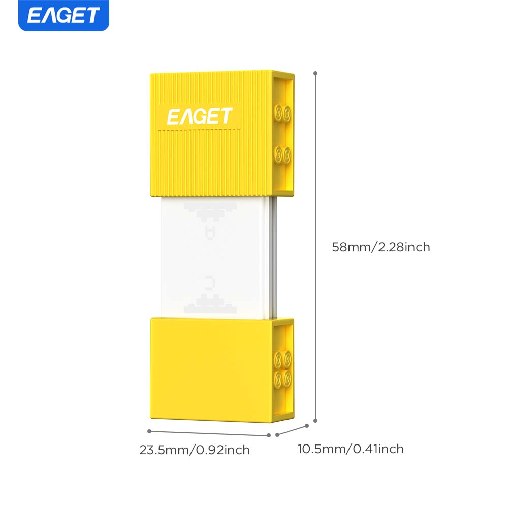 USB 3.2 Flash Drive 150Mb/S, Dual USB-A And Type-C, Thumb Drive Photo Stick, Push-Pull Design, 32/64/128/256GB Optional