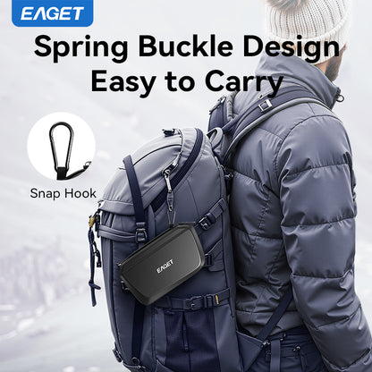 EAGET Hard Portable Storage Box, Shockproof Storage Bag, Large Storage Space, Multiple Protection, Portable Electronic Storage Box, Multi Functional Storage Bag