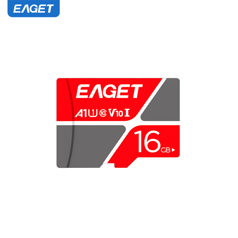 High-Speed Memory Card - Red and Gray, U3 Class 10, 8GB/16GB/32GB/64GB Options - for Smartphones, Tablets and Security Cameras, Device Memory Expansion