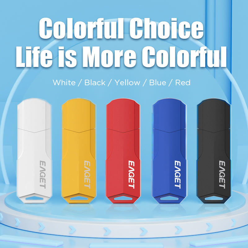 10/5Pack Multicolored USB 2.0 Flash Drive 4GB/8GB/16GB/32GB/64GB Optional Capacity, USB Memory Stick