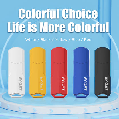 10/5Pack Multicolored USB 2.0 Flash Drive 4GB/8GB/16GB/32GB/64GB Optional Capacity, USB Memory Stick