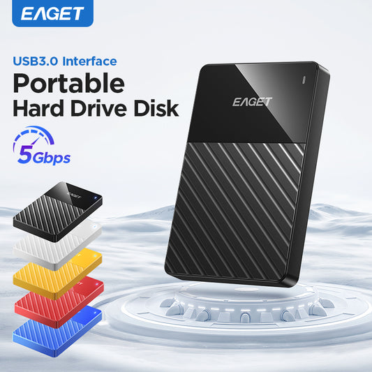 500GB Portable Multi Color 2.5 inch USB 3.0 Mechanical Hard Drive, Single Disk Design HDD