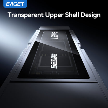 1TB/512GB Solid-State Flash Drive, USB3.2 to Type-C Dual-interface, 20Gbps High Speed Transmission