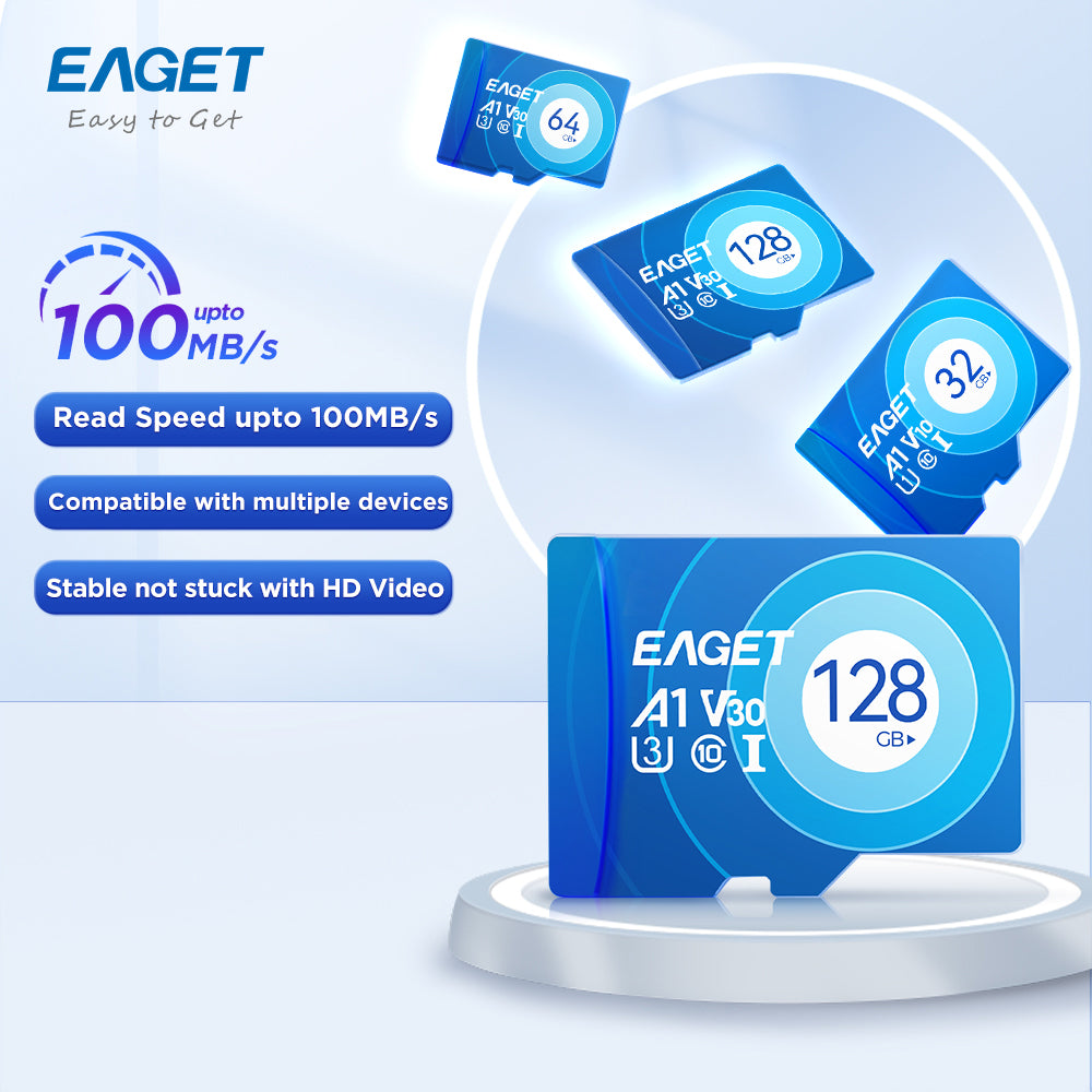 4K Ultra HD Memory Card UHS-I U3 V30 A1 C10 Memory Storage - 32GB/64GB ...