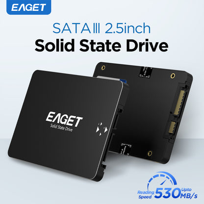 EAGET 120GB/240GB/480GB/1TB/2TB SSD With Built-in Solid-state Drive, 2.5INCH SATA3.0 Solid State Drive, High-speed Reading Fast Response