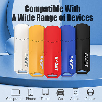 10/5Pack Multicolored USB 2.0 Flash Drive 4GB/8GB/16GB/32GB/64GB Optional Capacity, USB Memory Stick