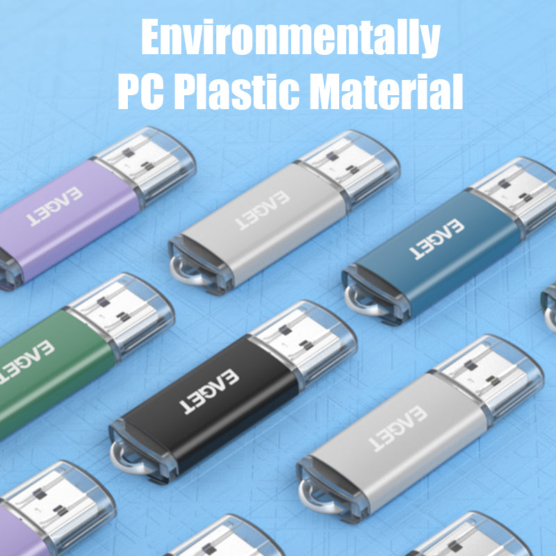10pcs USB 2.0 colorful 4GB Flash Drive - High-Speed Portable Keychain Flash Pen Drive, Durable USB Memory Stick