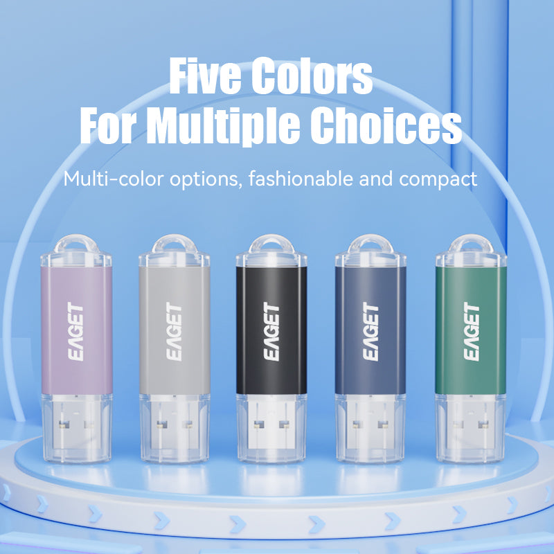 10pcs USB 2.0 colorful 4GB Flash Drive - High-Speed Portable Keychain Flash Pen Drive, Durable USB Memory Stick
