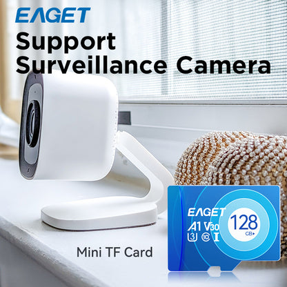 4K Ultra HD Memory Card UHS-I U3 V30 A1 C10 Memory Storage - 32GB/64GB/128GB/256GB Capacity Options - Compatible with Smartphones, PCs, Speakers, Cameras