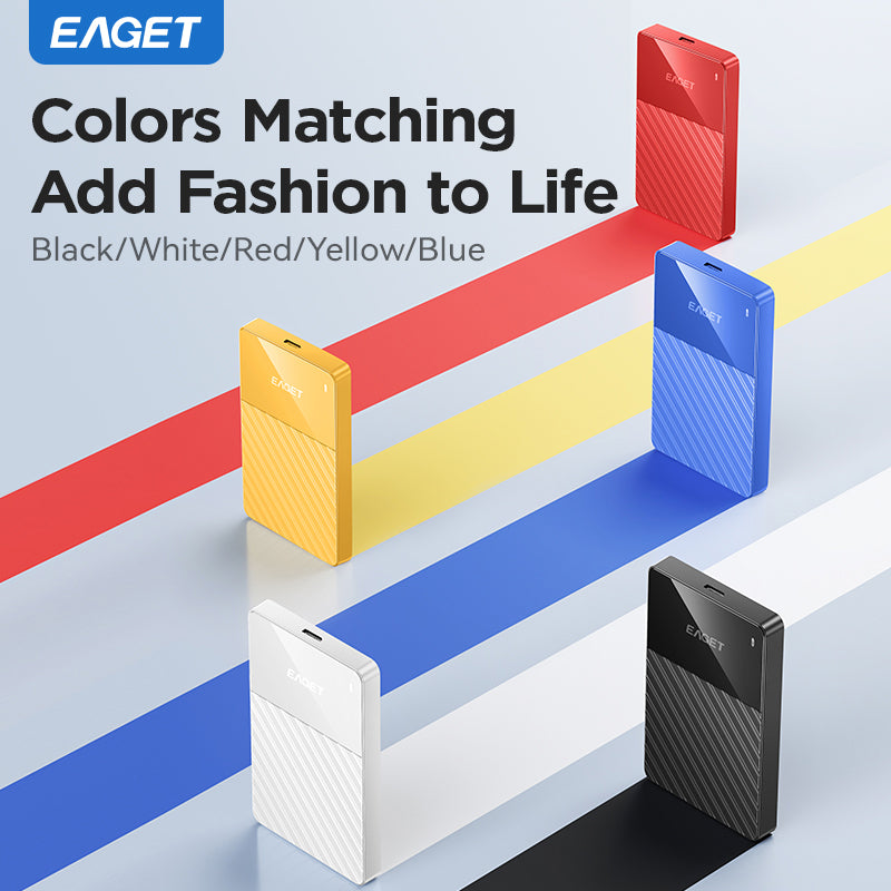 500GB Portable Multi Color 2.5 inch USB 3.0 Mechanical Hard Drive, Single Disk Design HDD