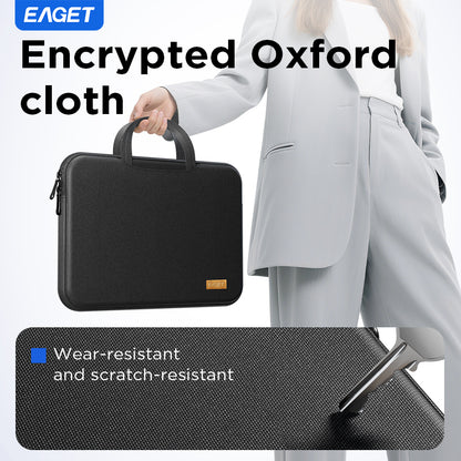 EAGET Black Laptop Bag - Large Capacity, Encrypted Oxford Cloth, double handle design, Travel Laptop Bag | Stylish Laptop Bag
