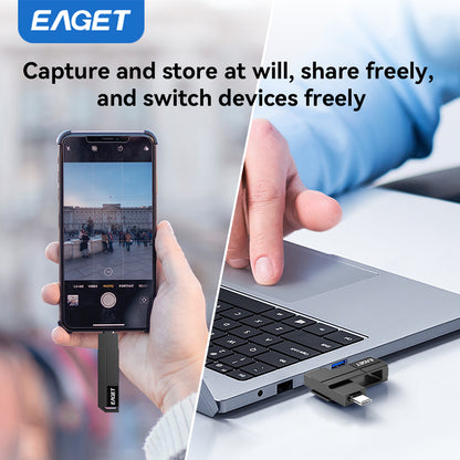 2-in-1 360° rotates USB3.2 Memory Stick, USB-A to Typc-C Flash Drive OTG Metal U Disk, High Speed Memory Stick Pen Drive 32GB/64GB128GB/256GB/512GB/1TB