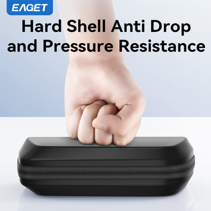 EAGET Hard Portable Storage Box, Shockproof Storage Bag, Large Storage Space, Multiple Protection, Portable Electronic Storage Box, Multi Functional Storage Bag