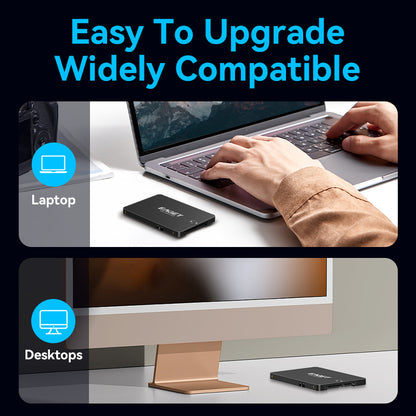 EAGET 120GB/240GB/480GB/1TB/2TB SSD With Built-in Solid-state Drive, 2.5INCH SATA3.0 Solid State Drive, High-speed Reading Fast Response