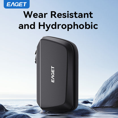 EAGET Hard Portable Storage Box, Shockproof Storage Bag, Large Storage Space, Multiple Protection, Portable Electronic Storage Box, Multi Functional Storage Bag
