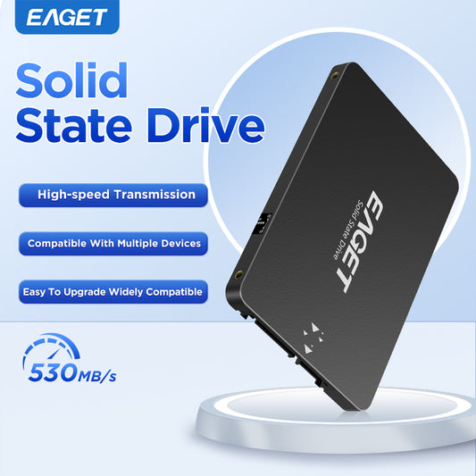 EAGET 120GB/240GB/480GB/1TB/2TB SSD With Built-in Solid-state Drive, 2.5INCH SATA3.0 Solid State Drive, High-speed Reading Fast Response